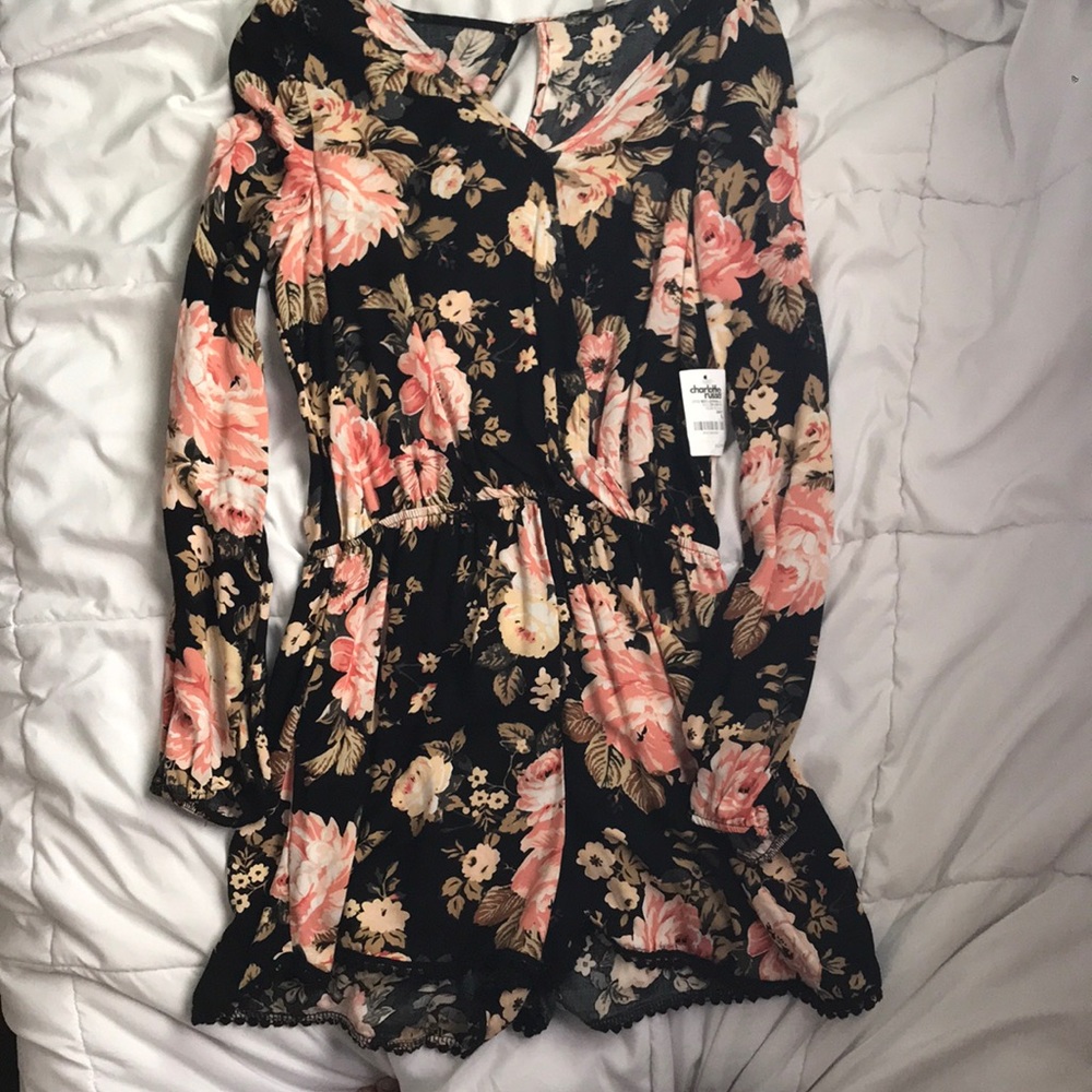 Charlotte Russe Floral Romper